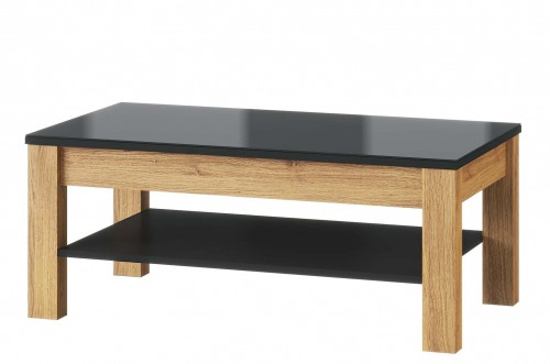 Журнальний столик KAMA 41 SZYNAKA дуб камаргський/чорний мат